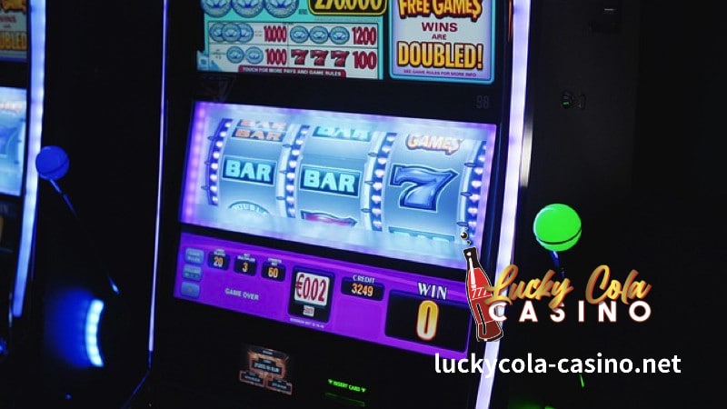 slot machine, makikita niya ang isang tuwid na linya na magsisimulang tumakbo