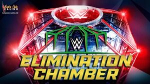 Ang larawang ito ay pinapakita ang WWE Elimination chamber 2024