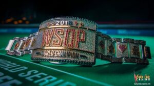 Ang larawang ito ay ang World Series of Poker Championship belt